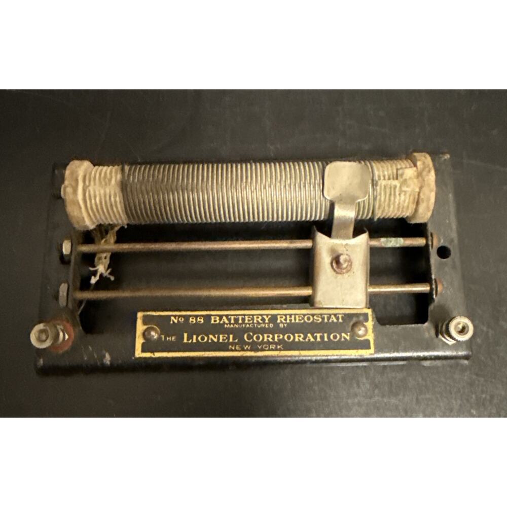 Lionel Prewar 1917-27 Battery Rheostat No 88 Untested Vintage Antique